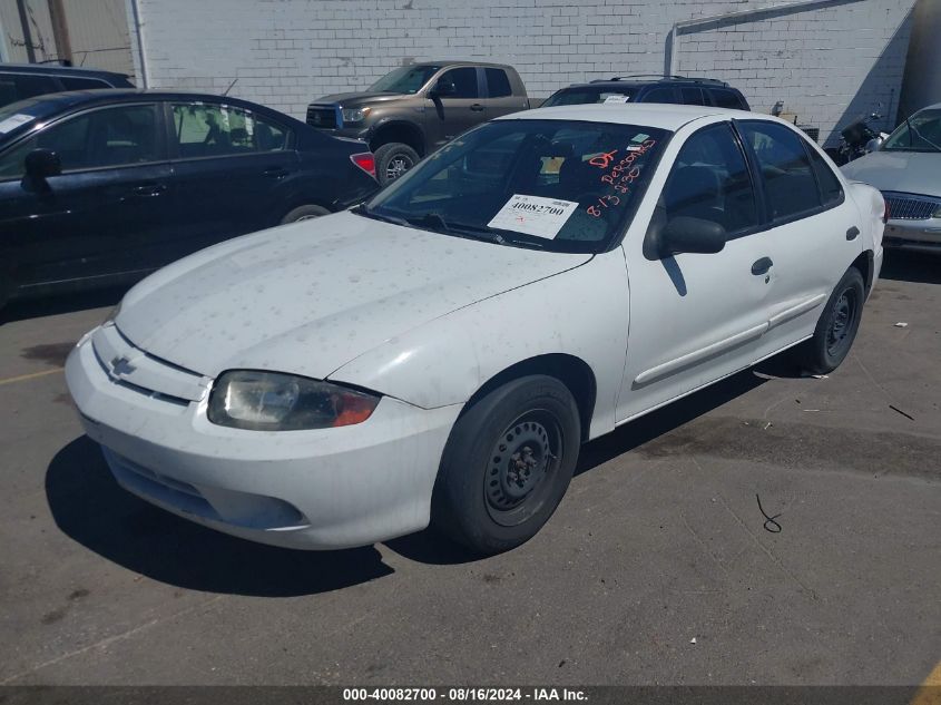 2003 Chevrolet Cavalier VIN: 1G1JC52F237339163 Lot: 40082700