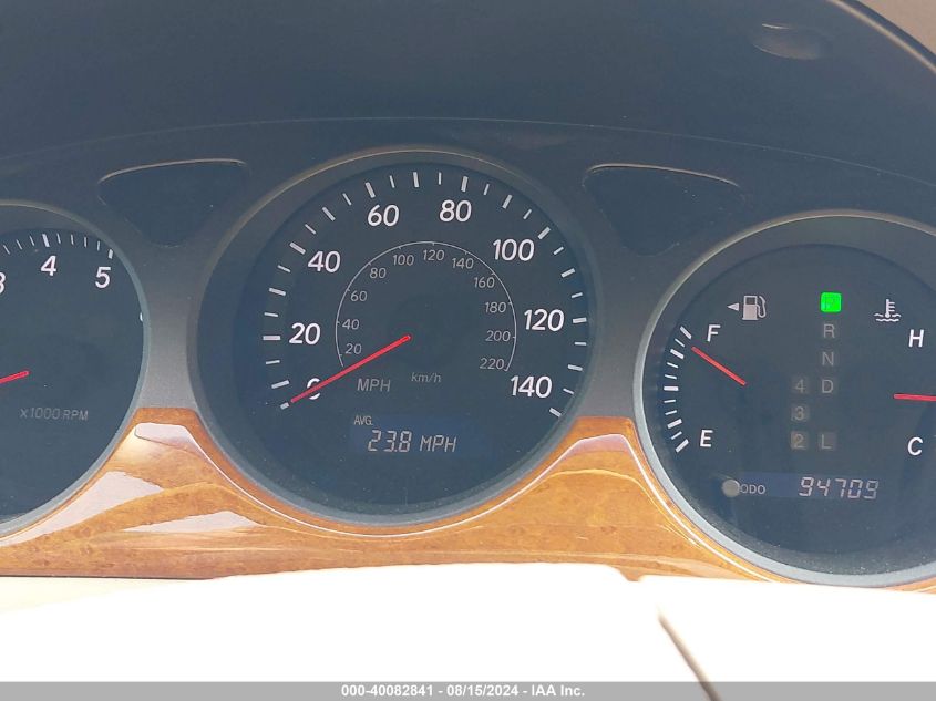 2006 Lexus Es 330 VIN: JTHBA30G065148583 Lot: 40082841