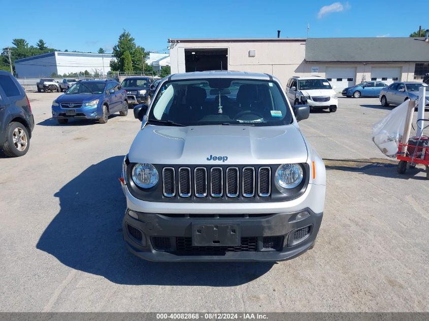 2016 Jeep Renegade Sport VIN: ZACCJBAT8GPD11727 Lot: 40082868