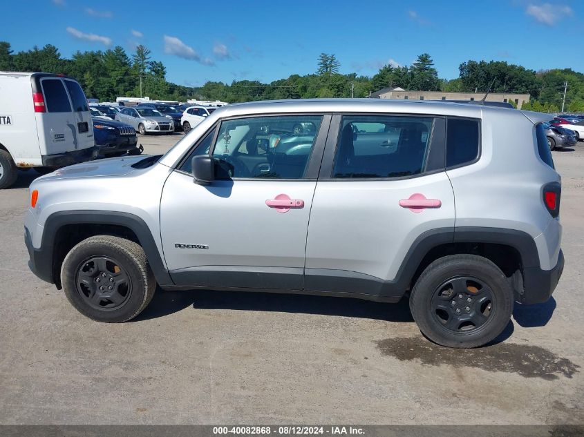 2016 Jeep Renegade Sport VIN: ZACCJBAT8GPD11727 Lot: 40082868