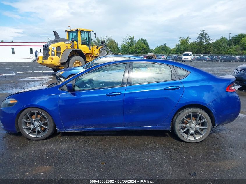 2013 Dodge Dart Rallye VIN: 1C3CDFBH9DD135925 Lot: 40082902