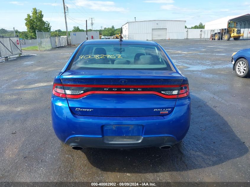 2013 Dodge Dart Rallye VIN: 1C3CDFBH9DD135925 Lot: 40082902