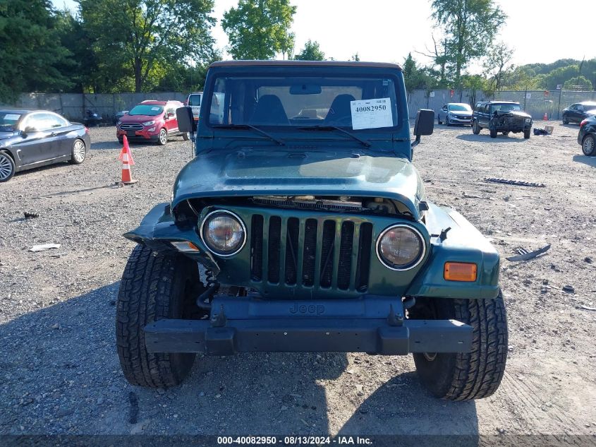 2001 Jeep Wrangler Sahara VIN: 1J4FA59S41P371089 Lot: 40082950