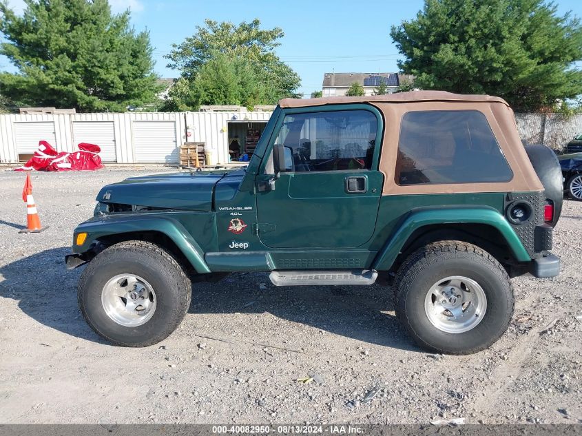 2001 Jeep Wrangler Sahara VIN: 1J4FA59S41P371089 Lot: 40082950