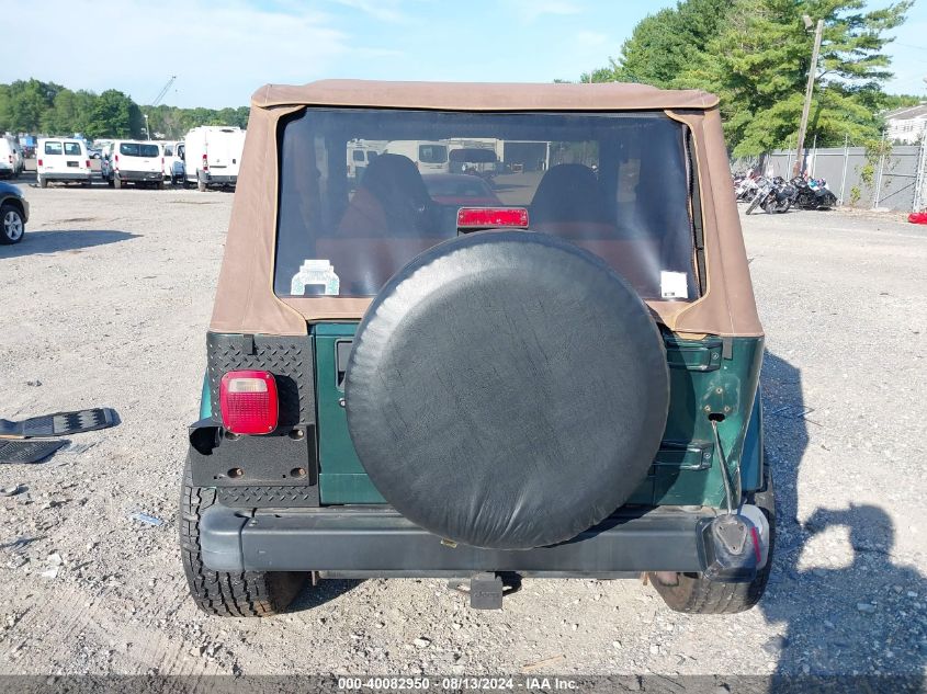 2001 Jeep Wrangler Sahara VIN: 1J4FA59S41P371089 Lot: 40082950