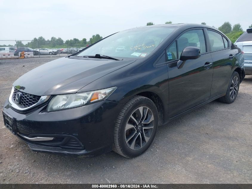 VIN 19XFB2F89DE268460 2013 Honda Civic, EX no.2