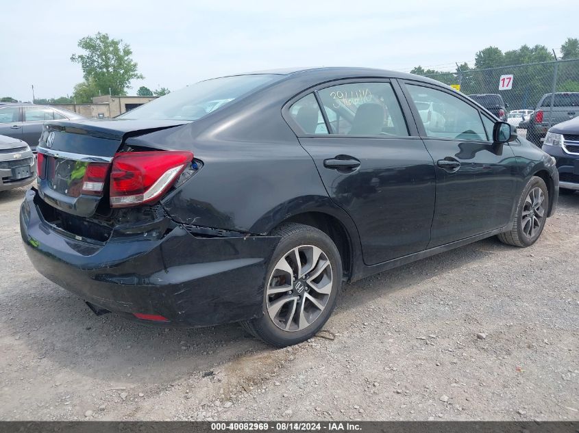 VIN 19XFB2F89DE268460 2013 Honda Civic, EX no.4