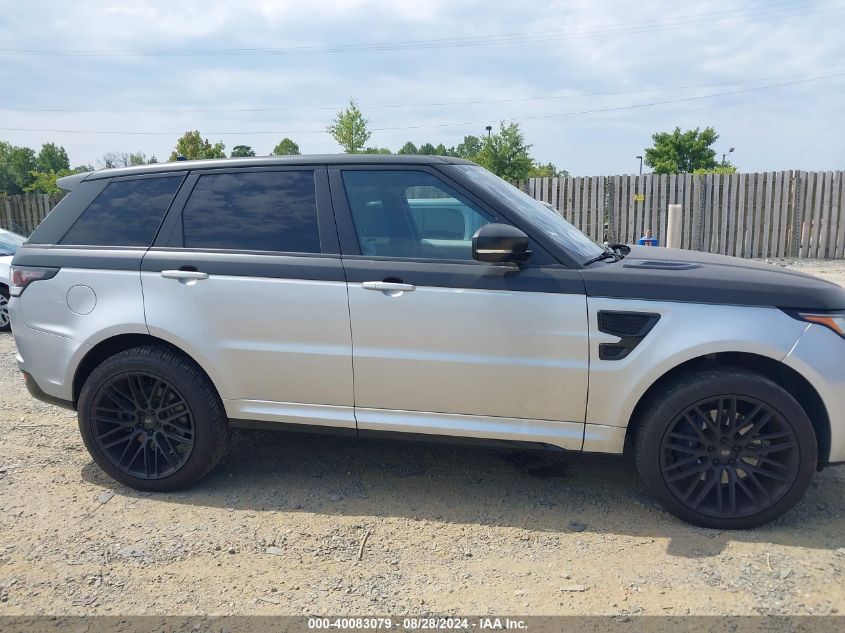 2016 Land Rover Range Rover Sport 5.0L V8 Supercharged Svr VIN: SALWZ2EF6GA546565 Lot: 40083079