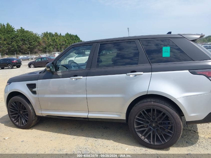 2016 Land Rover Range Rover Sport 5.0L V8 Supercharged Svr VIN: SALWZ2EF6GA546565 Lot: 40083079