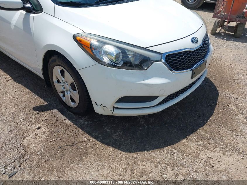 2016 Kia Forte Lx VIN: KNAFK4A65G5458917 Lot: 40083113