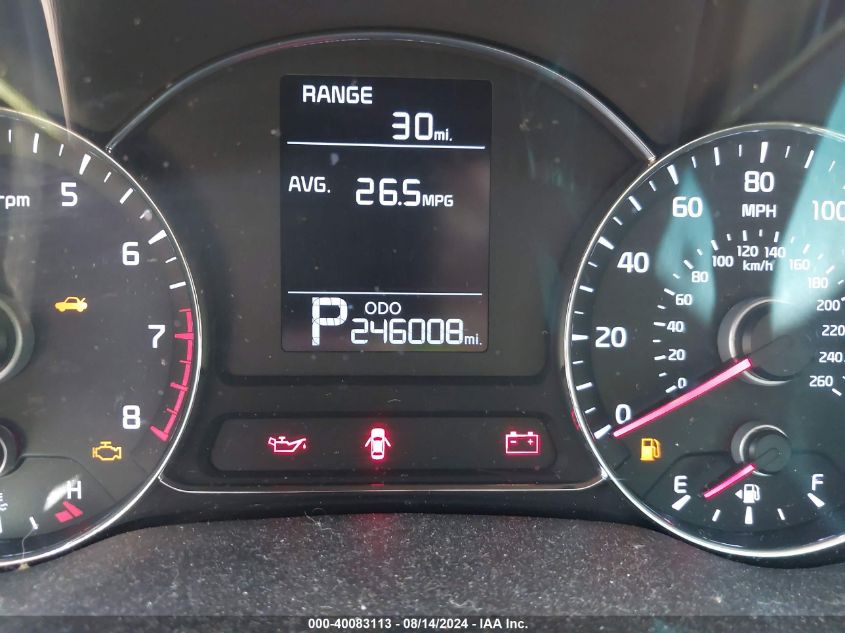 2016 Kia Forte Lx VIN: KNAFK4A65G5458917 Lot: 40083113