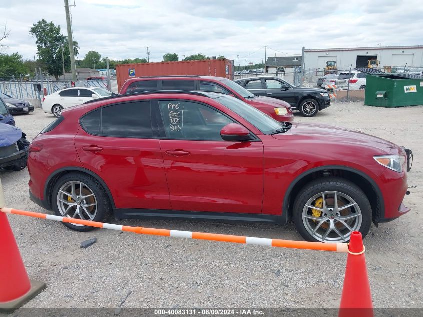 2018 Alfa Romeo Stelvio Ti Sport Awd VIN: ZASFAKNN9J7C00852 Lot: 40083131