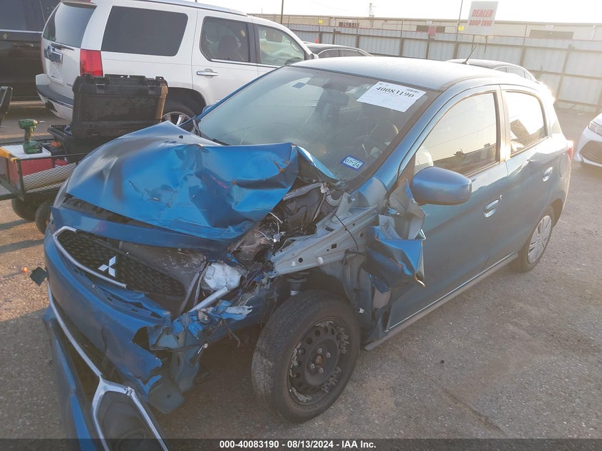 2020 MITSUBISHI MIRAGE auction photo 2