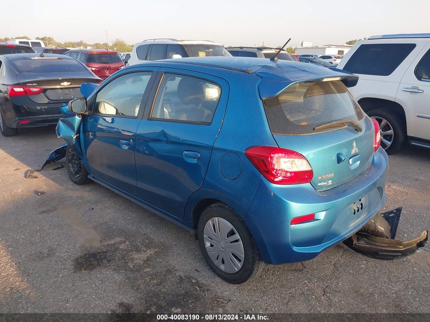 2020 MITSUBISHI MIRAGE auction photo 3