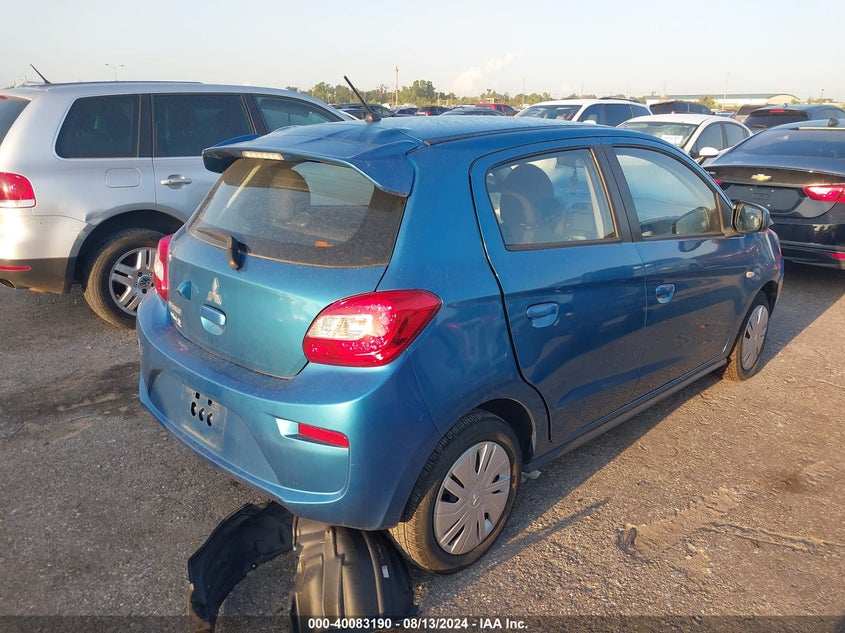 2020 MITSUBISHI MIRAGE auction photo 4