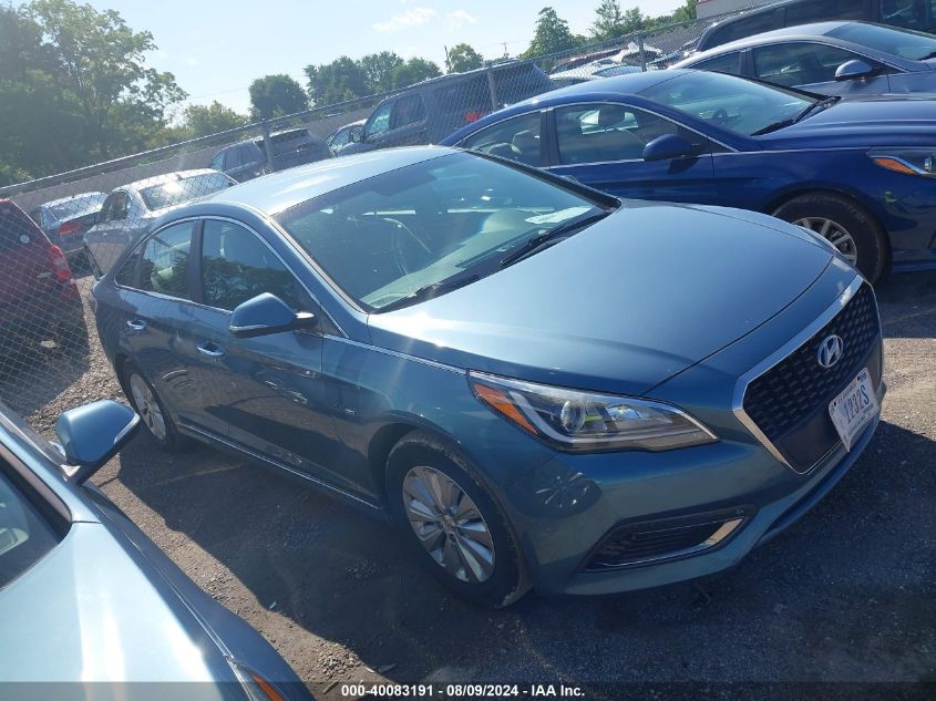 2016 Hyundai Sonata Hybrid Se VIN: KMHE24L14GA036012 Lot: 40083191