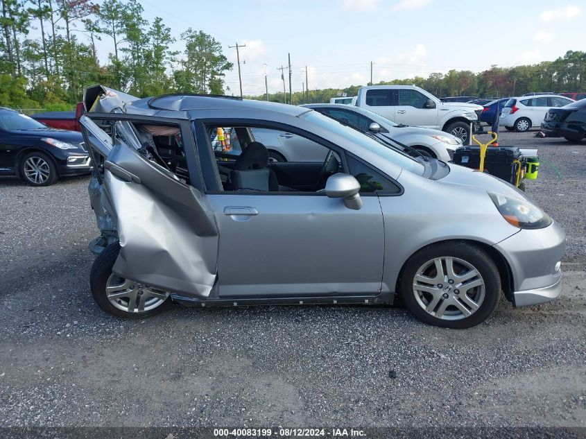 2007 Honda Fit Sport VIN: JHMGD37617S055228 Lot: 40083199