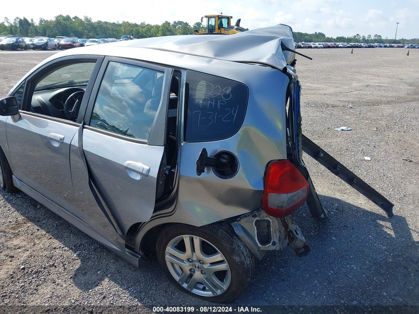 2007 Honda Fit Sport VIN: JHMGD37617S055228 Lot: 40083199