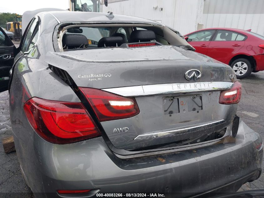 2019 Infiniti Q70 3.7X Luxe VIN: JN1BY1AR0KM585049 Lot: 40083266