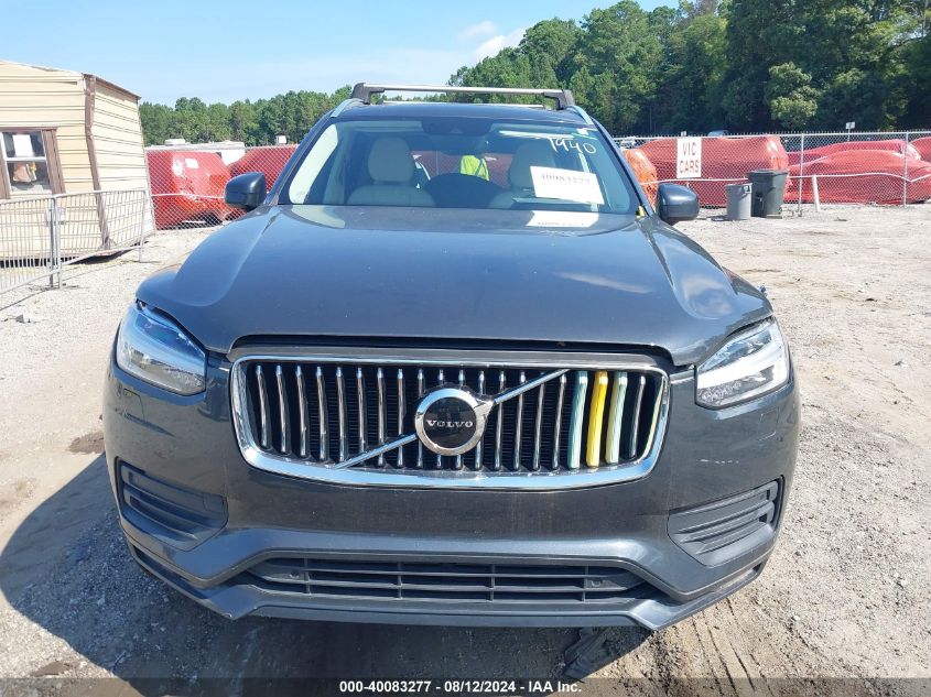 2021 Volvo Xc90 T6 Momentum 7 Passenger VIN: YV4A22PK1M1727940 Lot: 40083277