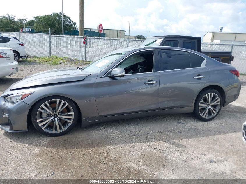 2020 Infiniti Q50 Sport VIN: JN1EV7APXLM209032 Lot: 40083303