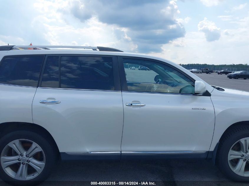 2012 Toyota Highlander Limited V6 VIN: 5TDDK3EH9CS099348 Lot: 40083315