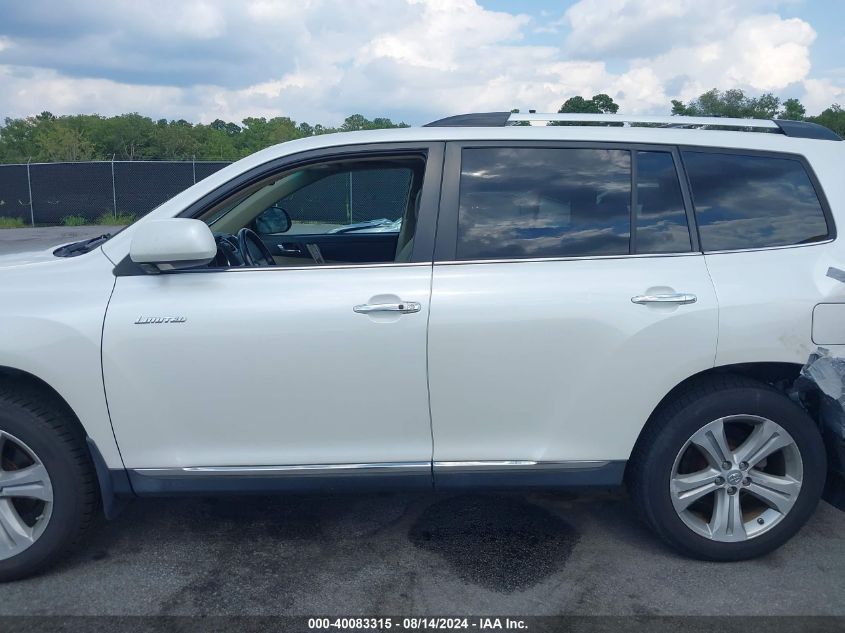 2012 Toyota Highlander Limited V6 VIN: 5TDDK3EH9CS099348 Lot: 40083315