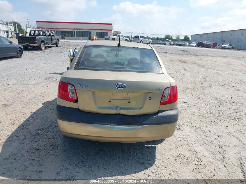 2008 Kia Rio Lx VIN: KNADE123286391996 Lot: 40083335