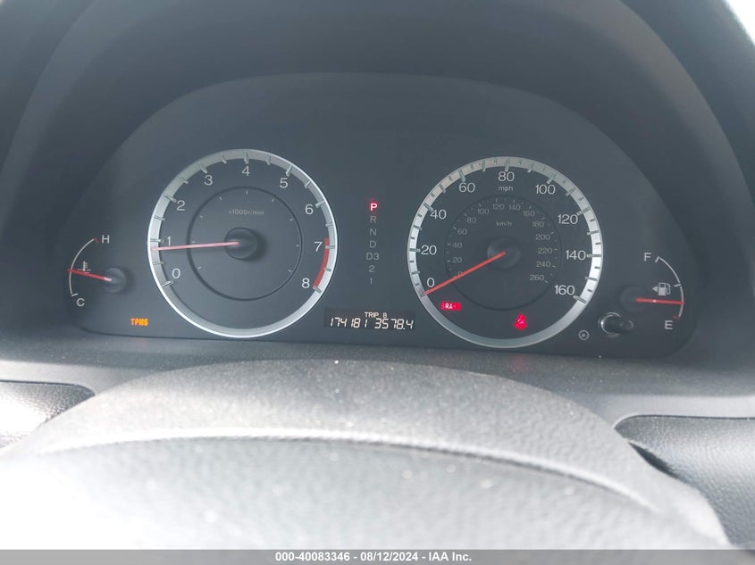 2011 Honda Accord 2.4 Se VIN: 1HGCP2F60BA041100 Lot: 40083346