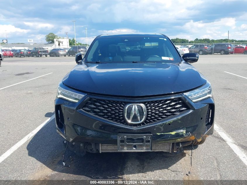 2022 Acura Rdx A-Spec Package VIN: 5J8TC2H63NL011929 Lot: 40083356