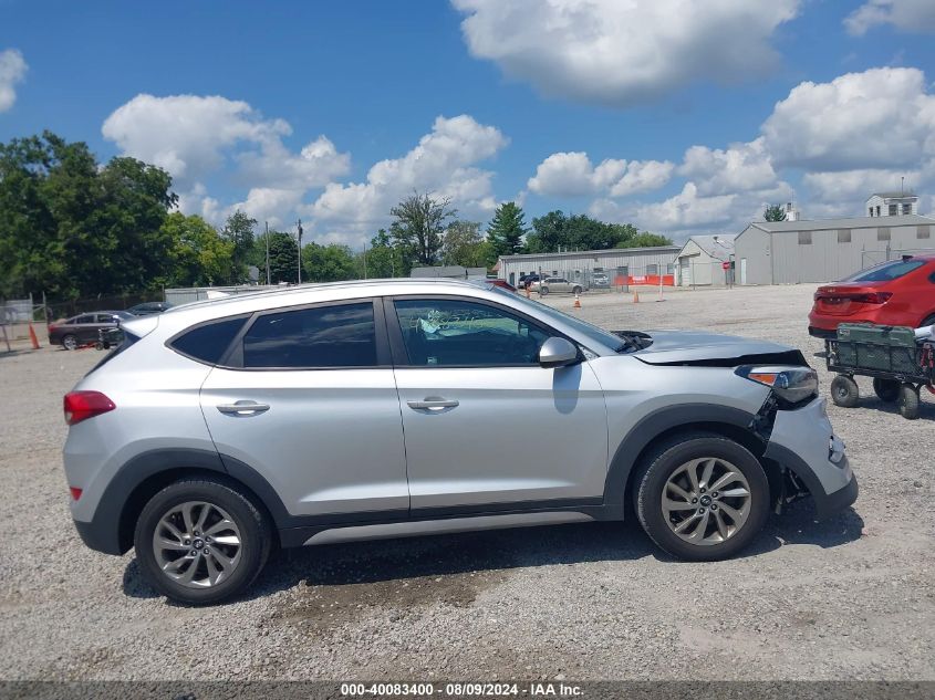 2018 Hyundai Tucson Sel VIN: KM8J3CA47JU693332 Lot: 40083400