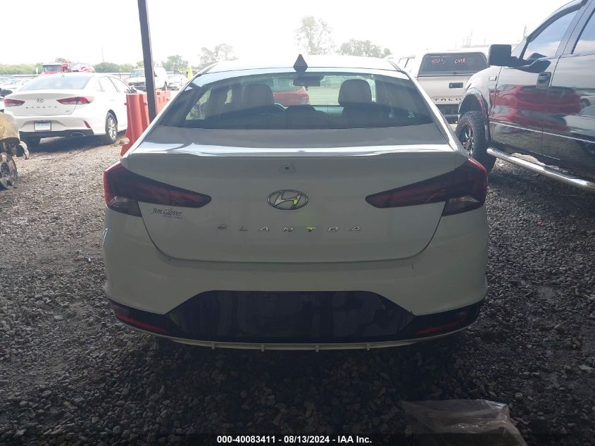 2019 HYUNDAI ELANTRA SEL/VALUE/LIMITED - 5NPD84LF7KH403528