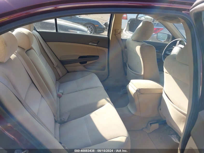 2010 Honda Accord 2.4 Lx VIN: 1HGCP2F38AA198300 Lot: 40083438