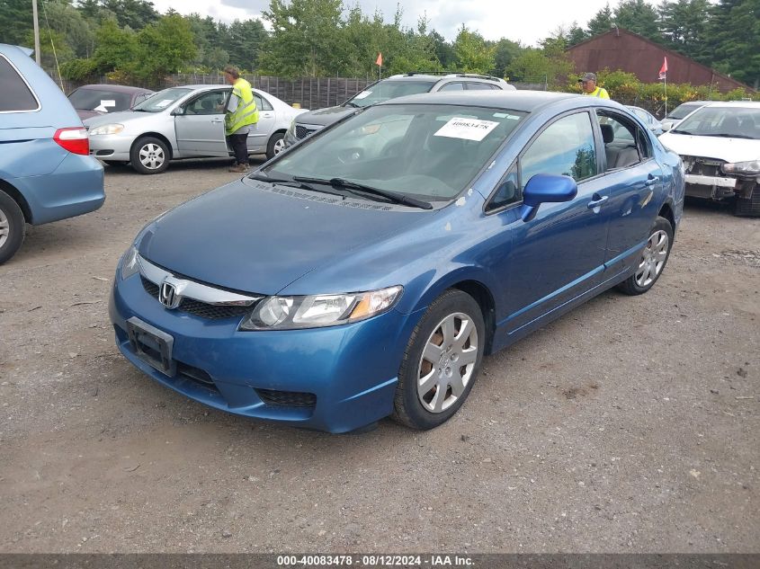 2009 Honda Civic Lx VIN: 2HGFA16529H363085 Lot: 40083478