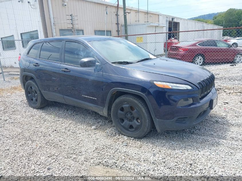 2015 Jeep Cherokee Sport VIN: 1C4PJLAB8FW506114 Lot: 40083490