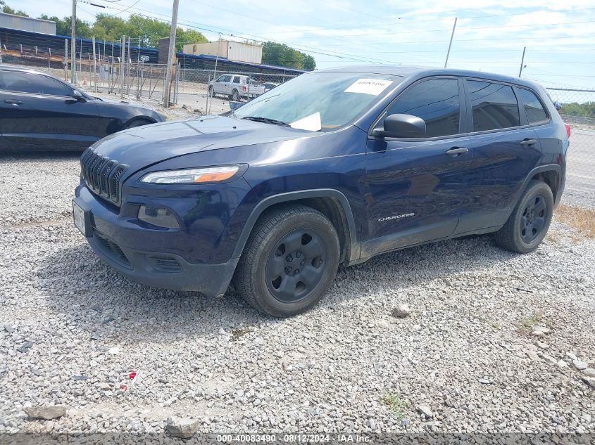 2015 Jeep Cherokee Sport VIN: 1C4PJLAB8FW506114 Lot: 40083490