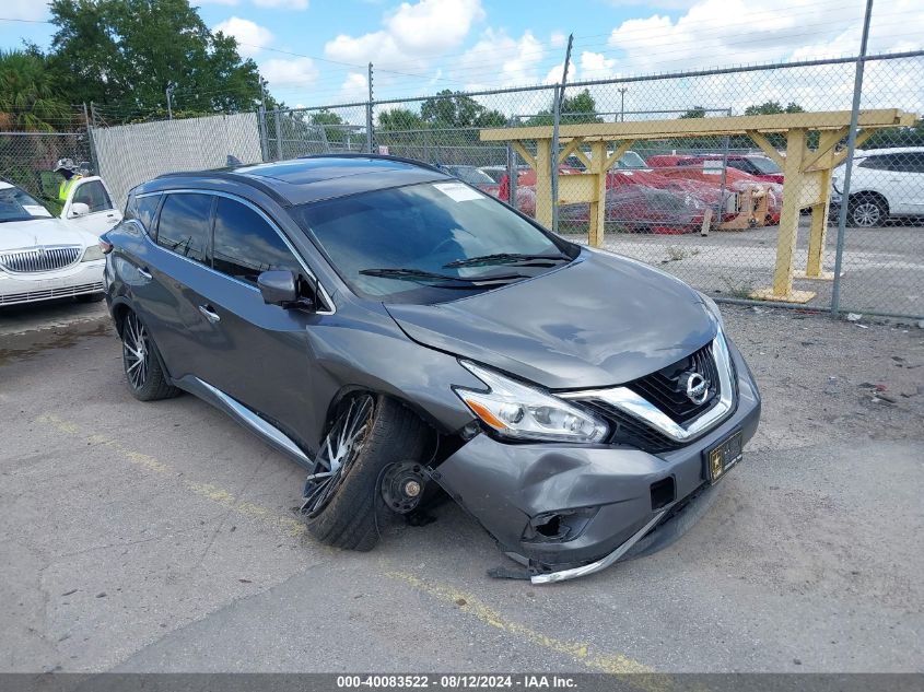 2017 Nissan Murano Sv VIN: 5N1AZ2MH5HN189728 Lot: 40083522