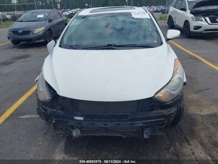 2012 Hyundai Elantra Limited VIN: 5NPDH4AE6CH081492 Lot: 40083570