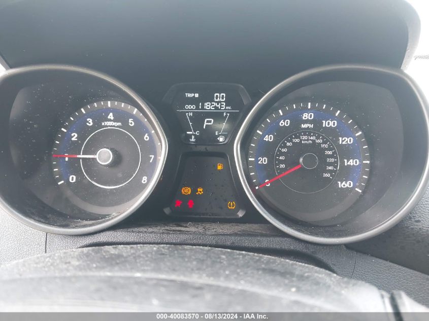 2012 Hyundai Elantra Limited VIN: 5NPDH4AE6CH081492 Lot: 40083570