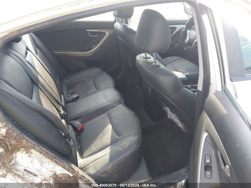 2012 Hyundai Elantra Limited VIN: 5NPDH4AE6CH081492 Lot: 40083570