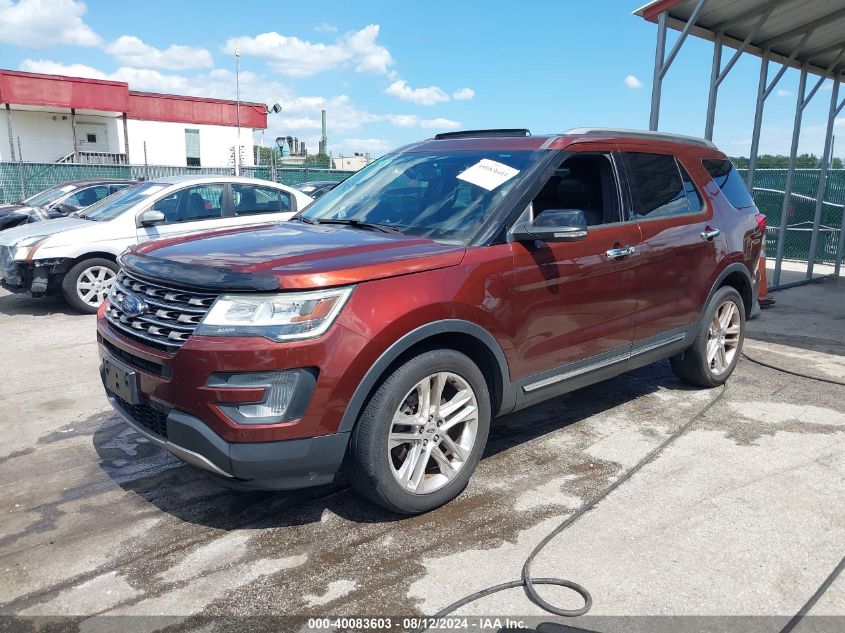 1FM5K8D82GGB59646 2016 FORD EXPLORER - Image 2