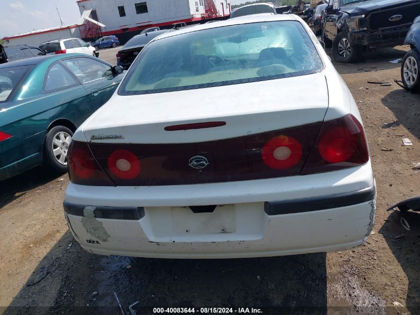 2000 Chevrolet Impala VIN: 2G1WF55E8Y9106555 Lot: 40083644