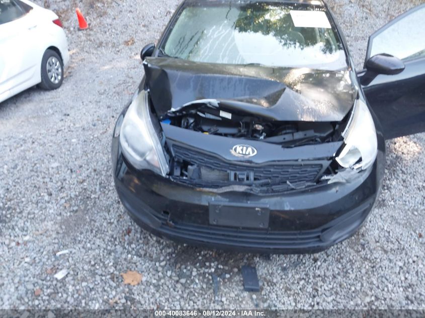 2015 Kia Rio Lx VIN: KNADM4A37F6443576 Lot: 40083646