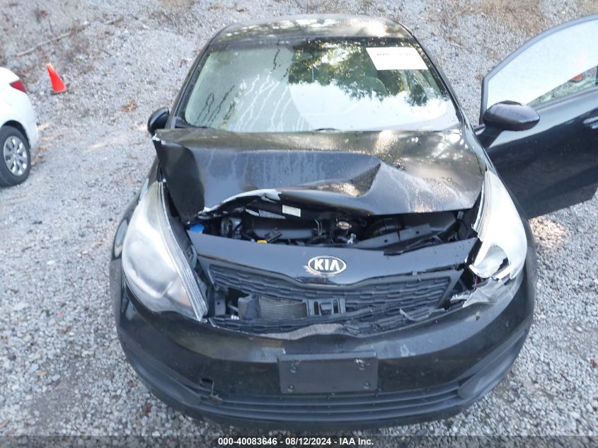 2015 Kia Rio Lx VIN: KNADM4A37F6443576 Lot: 40083646