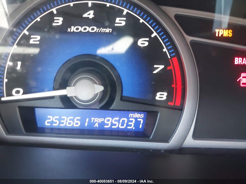 2008 Honda Civic Lx VIN: 2HGFG11688H523192 Lot: 40083651