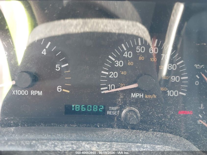 2001 Jeep Cherokee Limited/Sport VIN: 1J4FF58S51L534696 Lot: 40083665