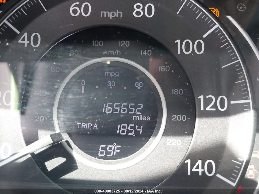 2012 Honda Cr-V Ex-L VIN: 5J6RM4H73CL017179 Lot: 40083725