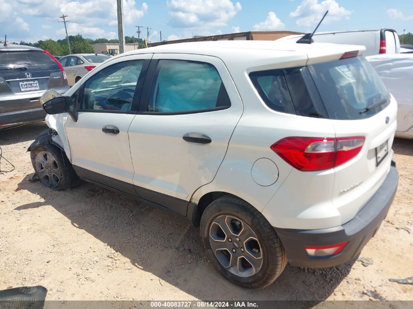 2021 Ford Ecosport S VIN: MAJ3S2FE8MC447255 Lot: 40083727