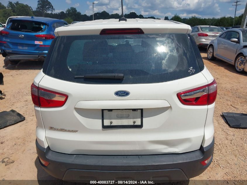 2021 Ford Ecosport S VIN: MAJ3S2FE8MC447255 Lot: 40083727