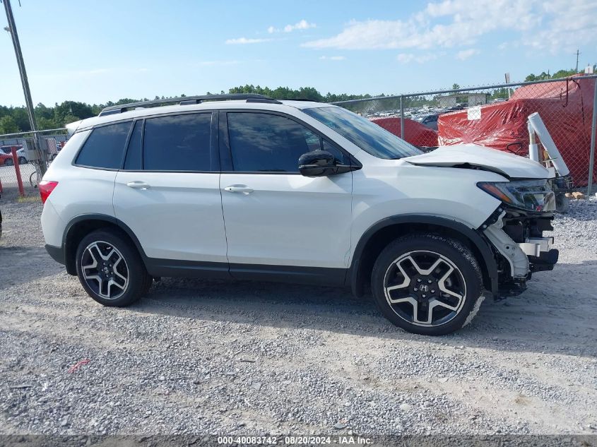 2023 Honda Passport Elite VIN: 5FNYF8H07PB005308 Lot: 40083742